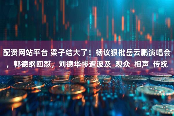 配资网站平台 梁子结大了！杨议狠批岳云鹏演唱会，郭德纲回怼，刘德华惨遭波及_观众_相声_传统