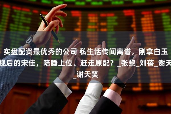 实盘配资最优秀的公司 私生活传闻离谱，刚拿白玉兰视后的宋佳，陪睡上位、赶走原配？_张黎_刘蓓_谢天笑